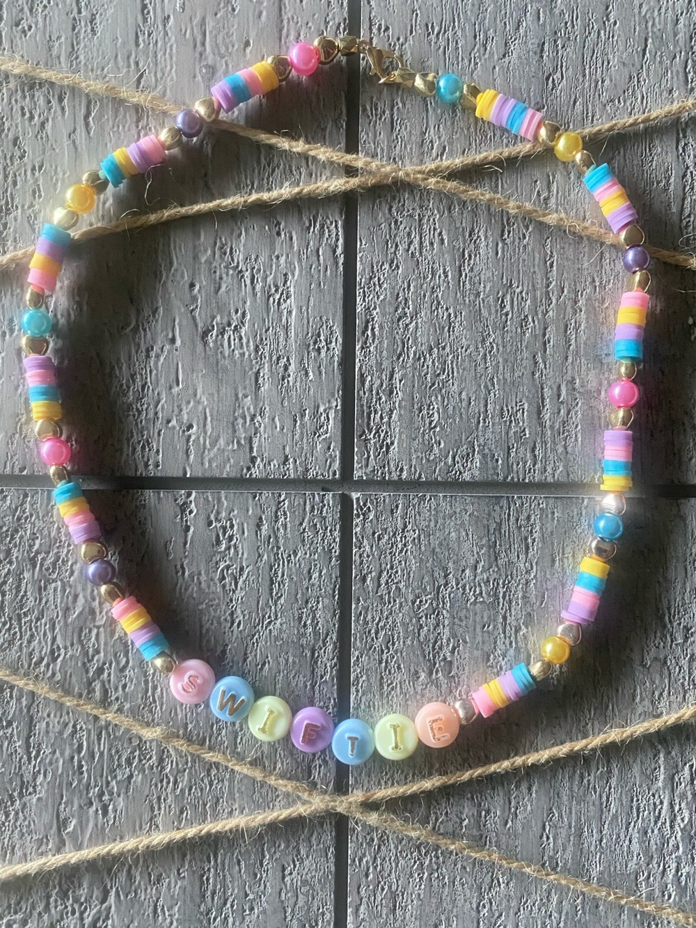 “Swiftie” Colorful Beaded Necklace!